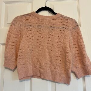 Mango Blush Knit Sweater